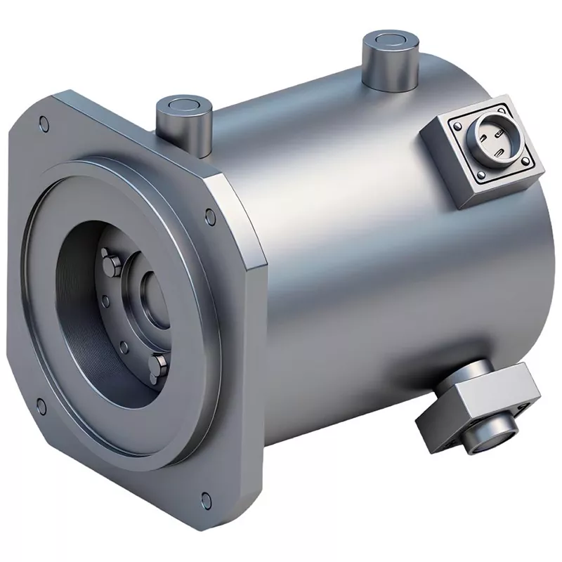 Motor de imán permanente refrigerado por agua en voladizo de acero inoxidable